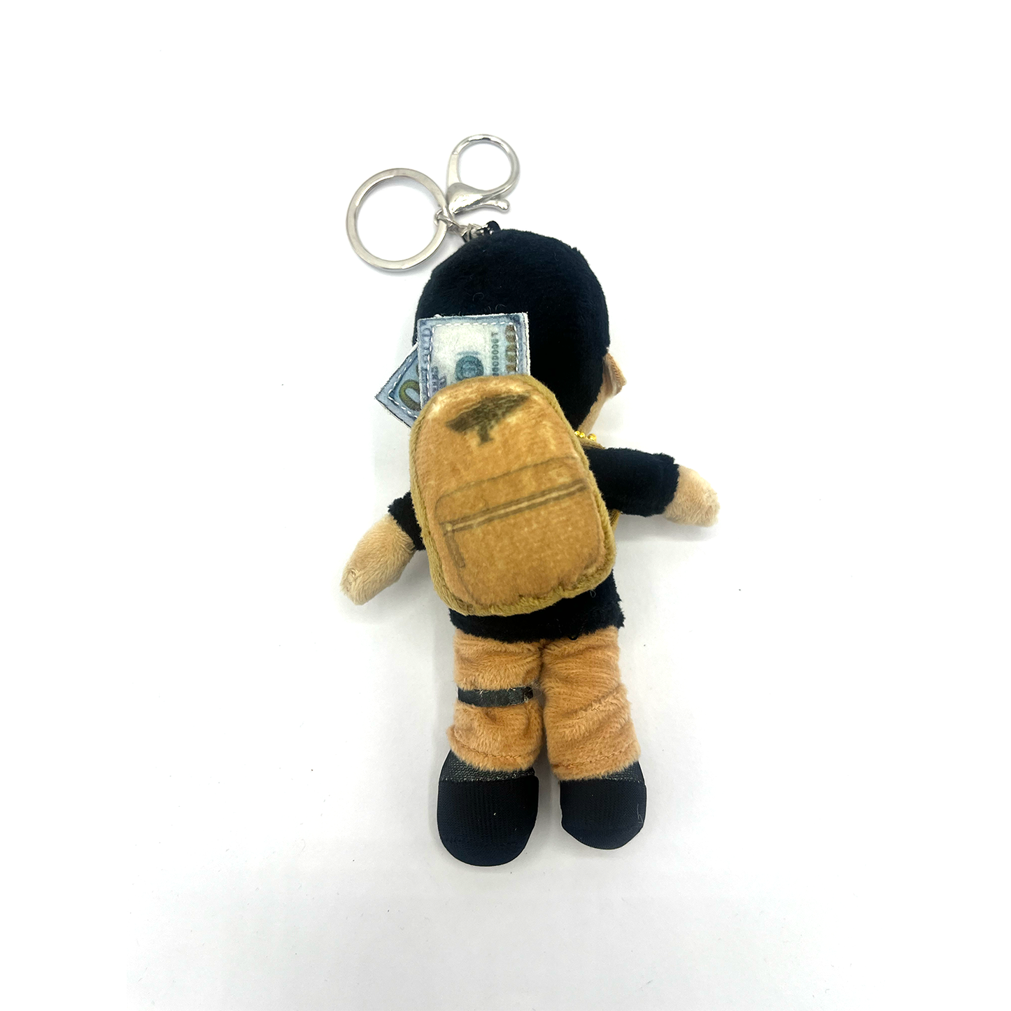 SUEDE KEYCHAIN